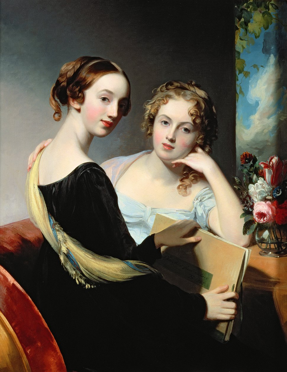McEuen kardeşlerin portresi, 1823'ten sonra by Thomas Sully