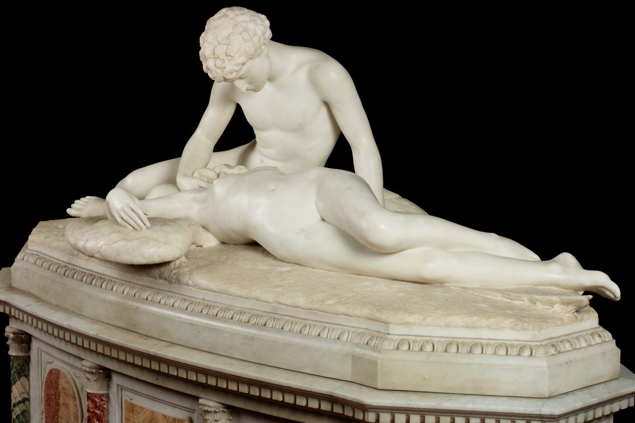 Fallen Angel, 1889 (taş ve mermer) by Thomas Waldo Story