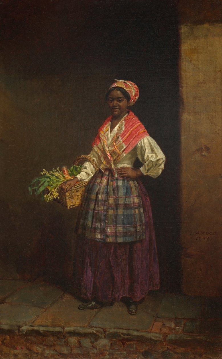 pazar kadını by Thomas Waterman Wood