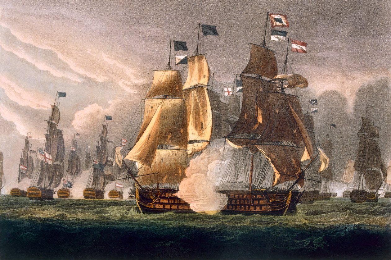 Cape St. Vincent Savaşı, 14 Şubat 1797, J. Baily tarafından J. Jenkins