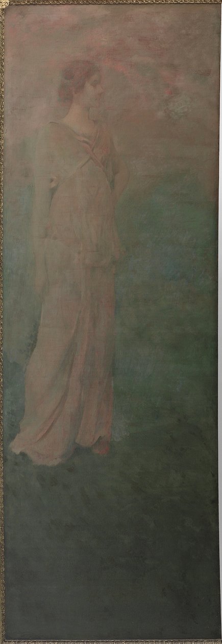 Klasik Figür, 1898 by Thomas Wilmer Dewing
