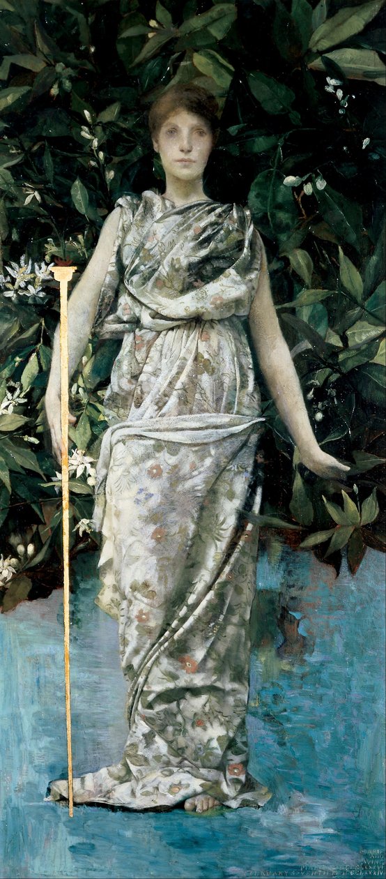 kızlık zarı by Thomas Wilmer Dewing