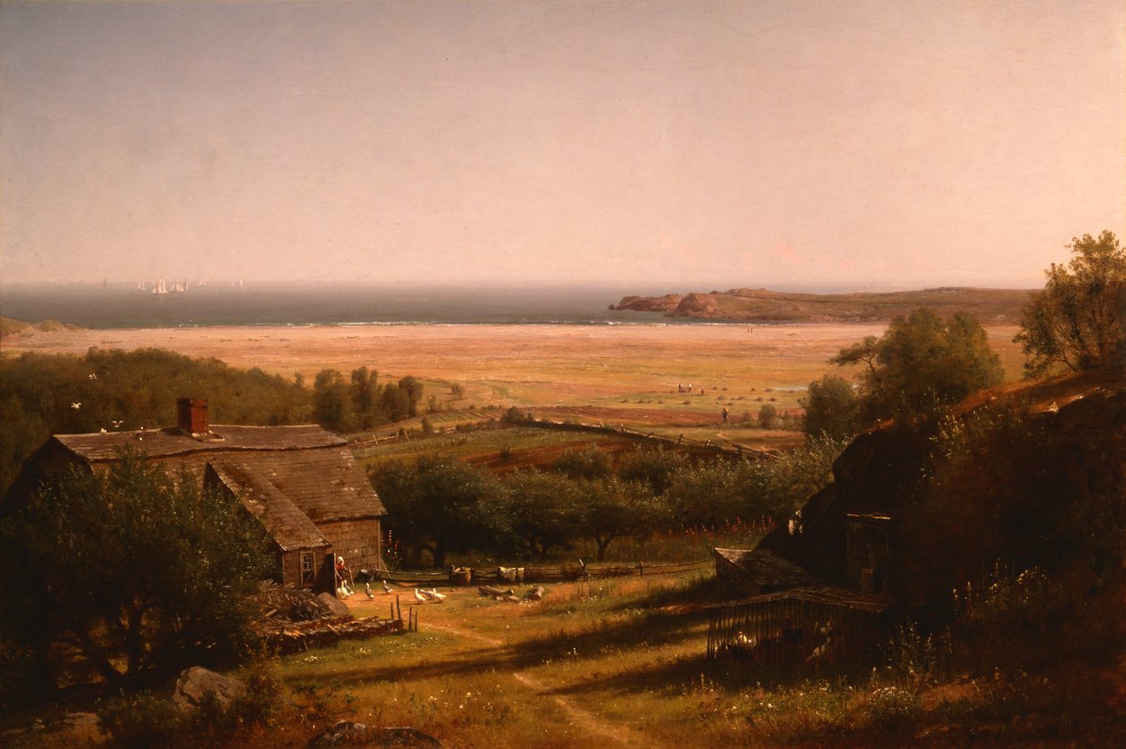 Denizdeki Ev, 1872 by Thomas Worthington Whittredge
