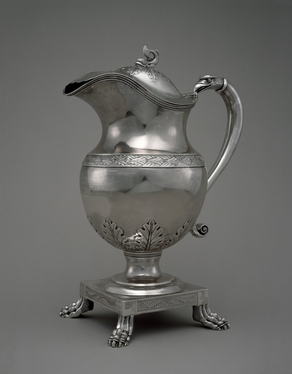 Sürahi, 1815 (gümüş) by Thomas and Gardiner Fletcher