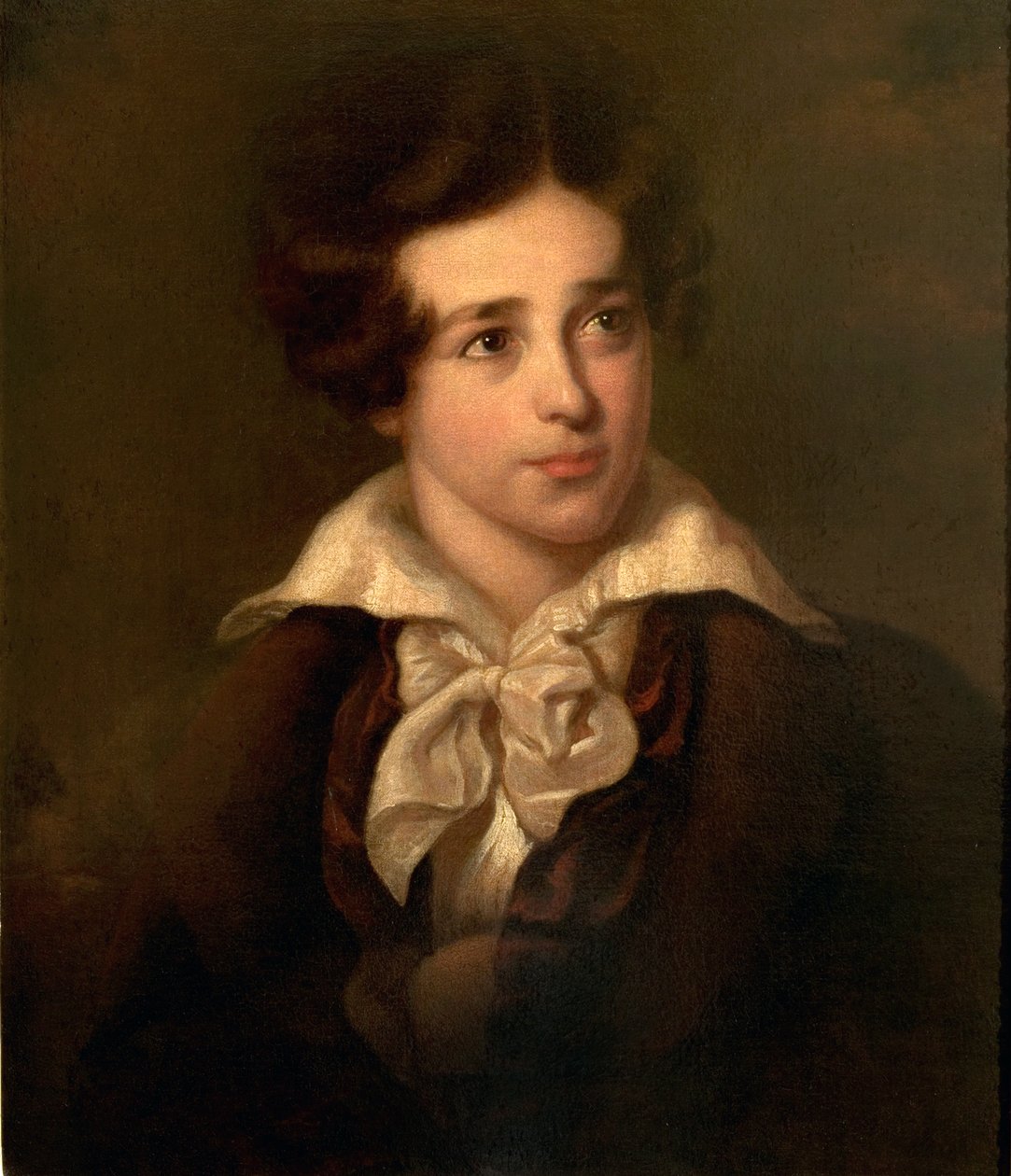 Bir çocuğun portresi by Thomas style of Lawrence