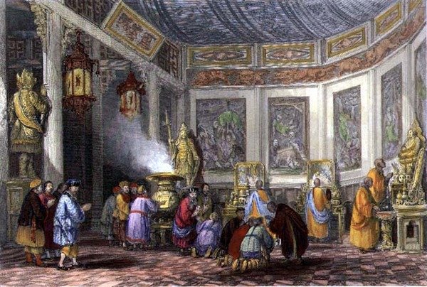 E. Challis tarafından oyulmuş, Ayrılmış Akrabalar için Tespit Teklifleri (gravür) by Thomas (after) Allom