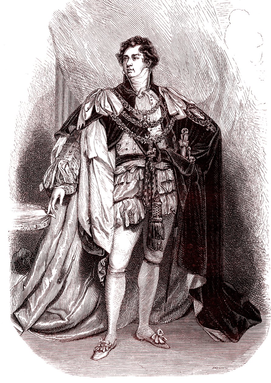 George IV, İngiltere Kralı by Thomas (after) Lawrence