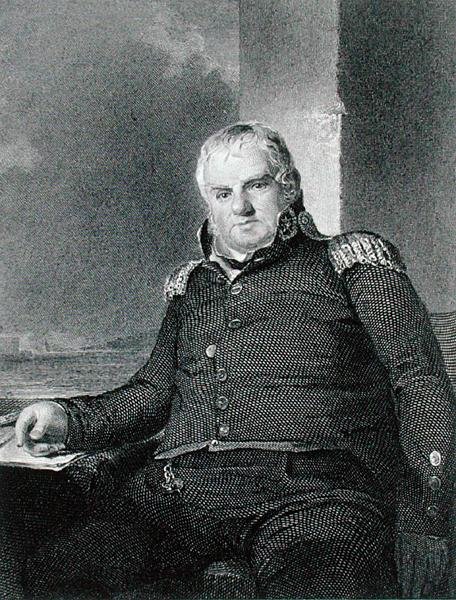 Richard W. Dodson (1812-67) tarafından oyulmuş General Jonathan Williams (1750-1815) (gravür) by Thomas (after) Sully