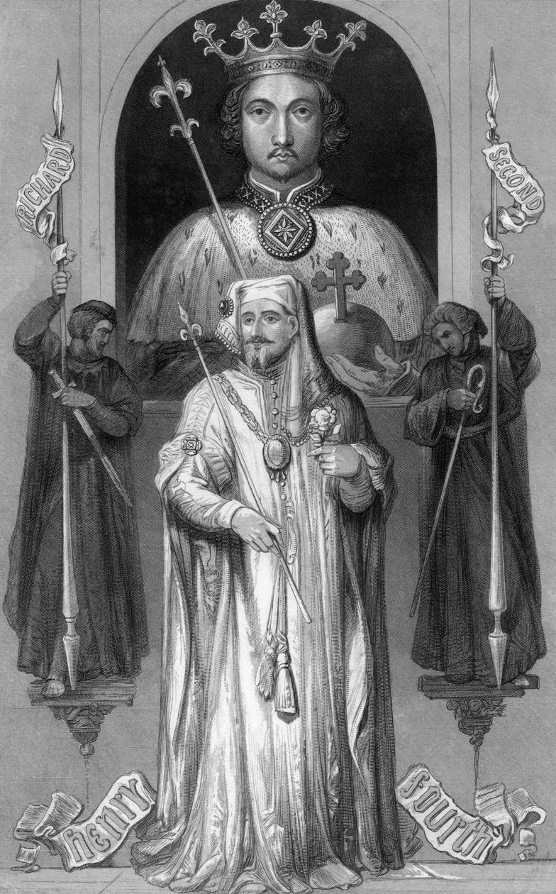 Richard II ve Henry IV, İngiltere Kralları. by Thomas Abel Prior