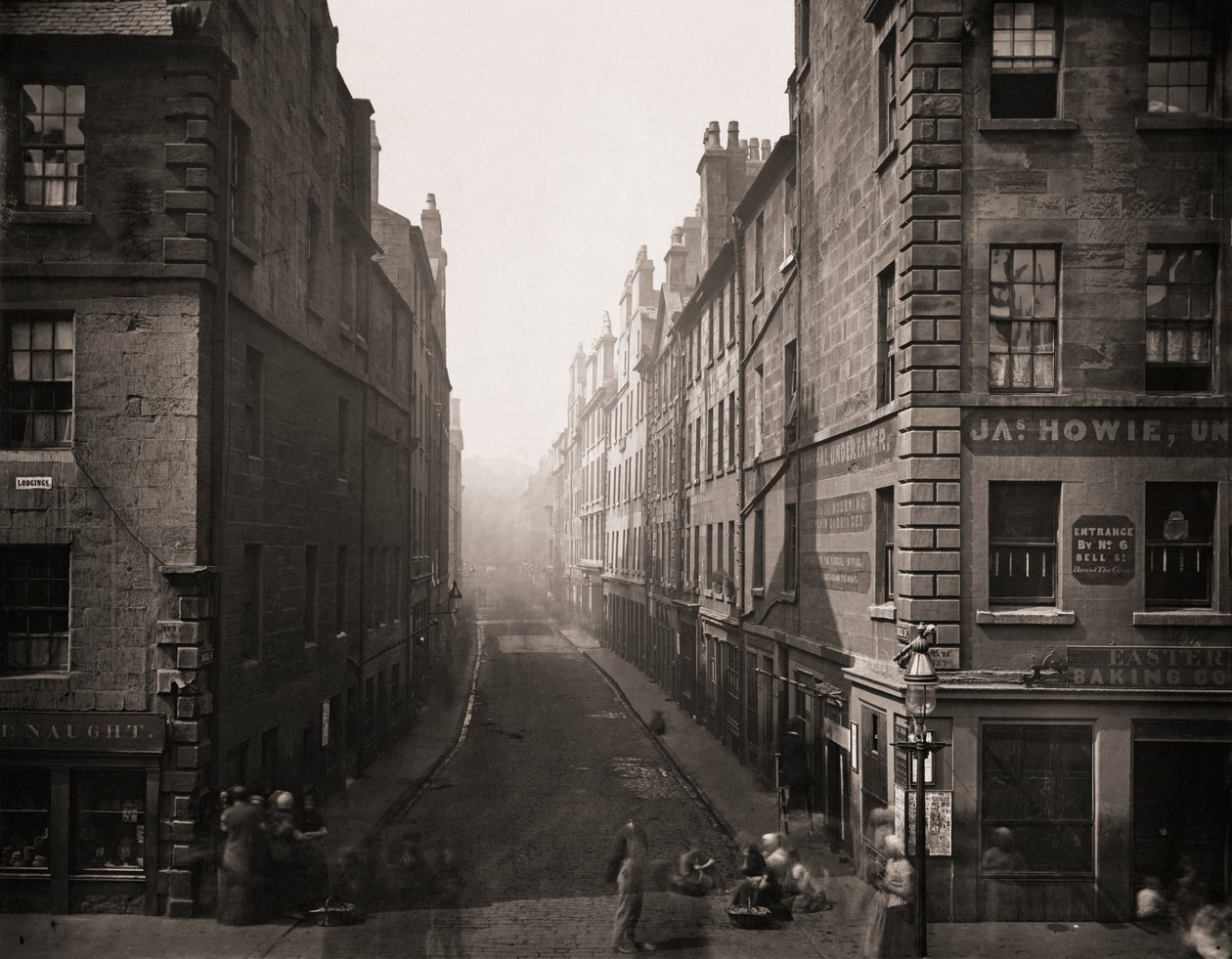 Bell Street, Glasgow, İskoçya by Thomas Annan