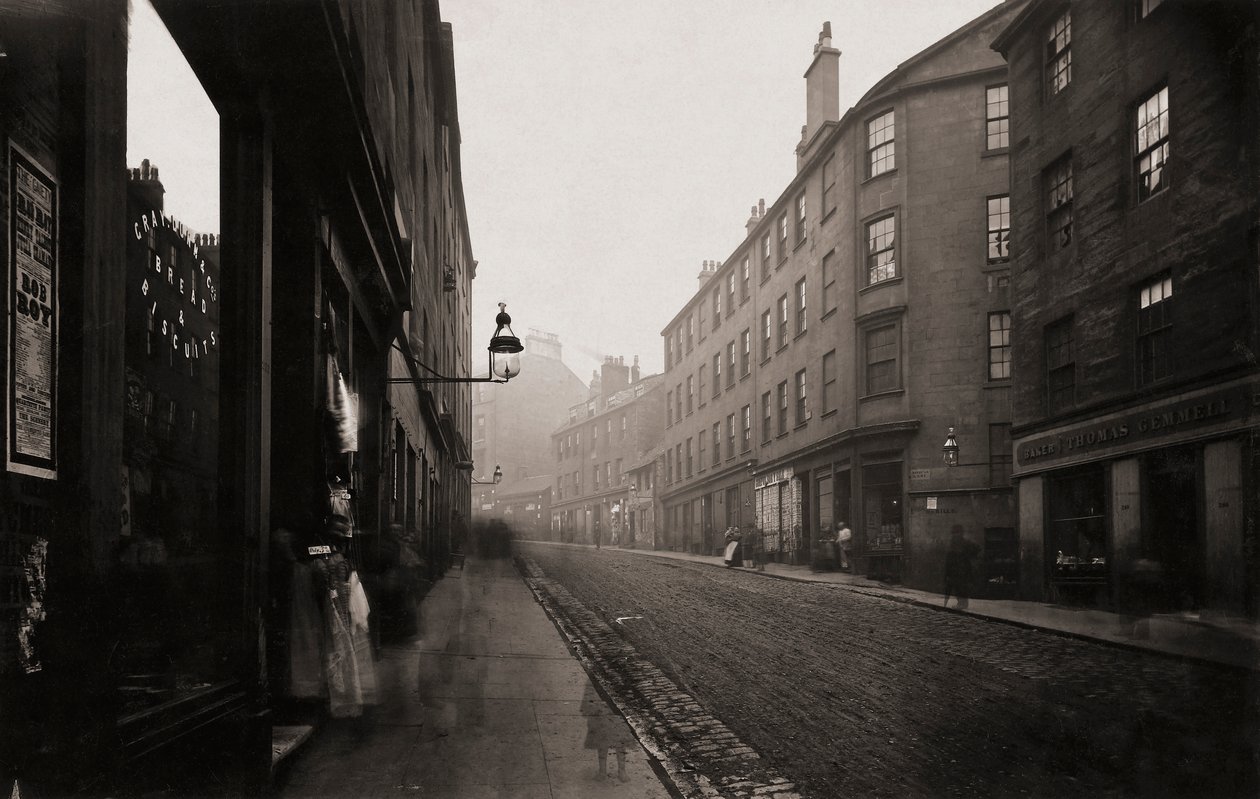 High Street, Glasgow, İskoçya by Thomas Annan
