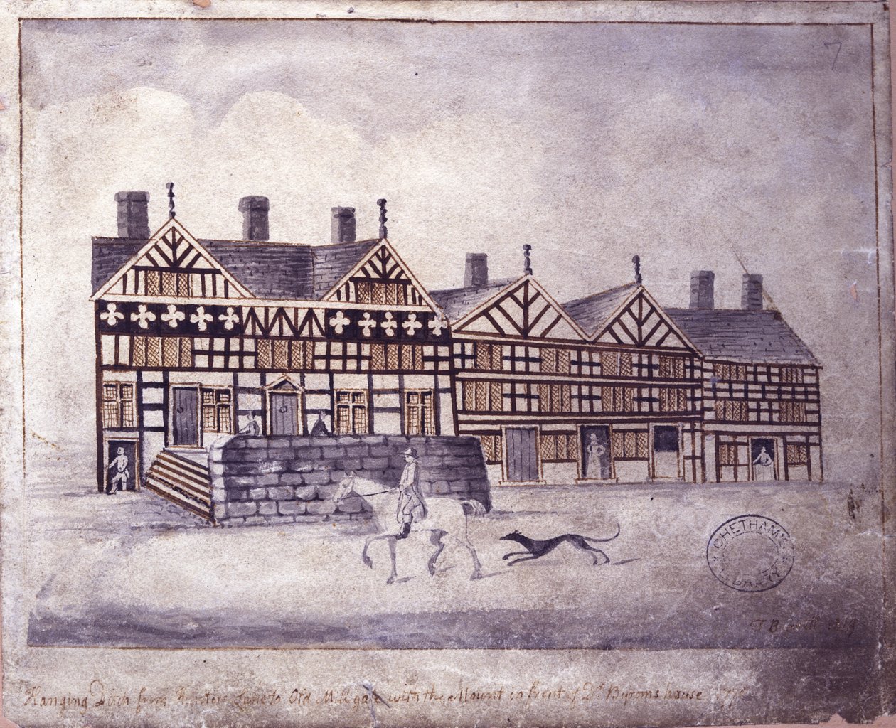 Asılı Hendek, Manchester, 1819 (kalem ve mürekkep ve kağıt üzerinde yıkama) by Thomas Barritt