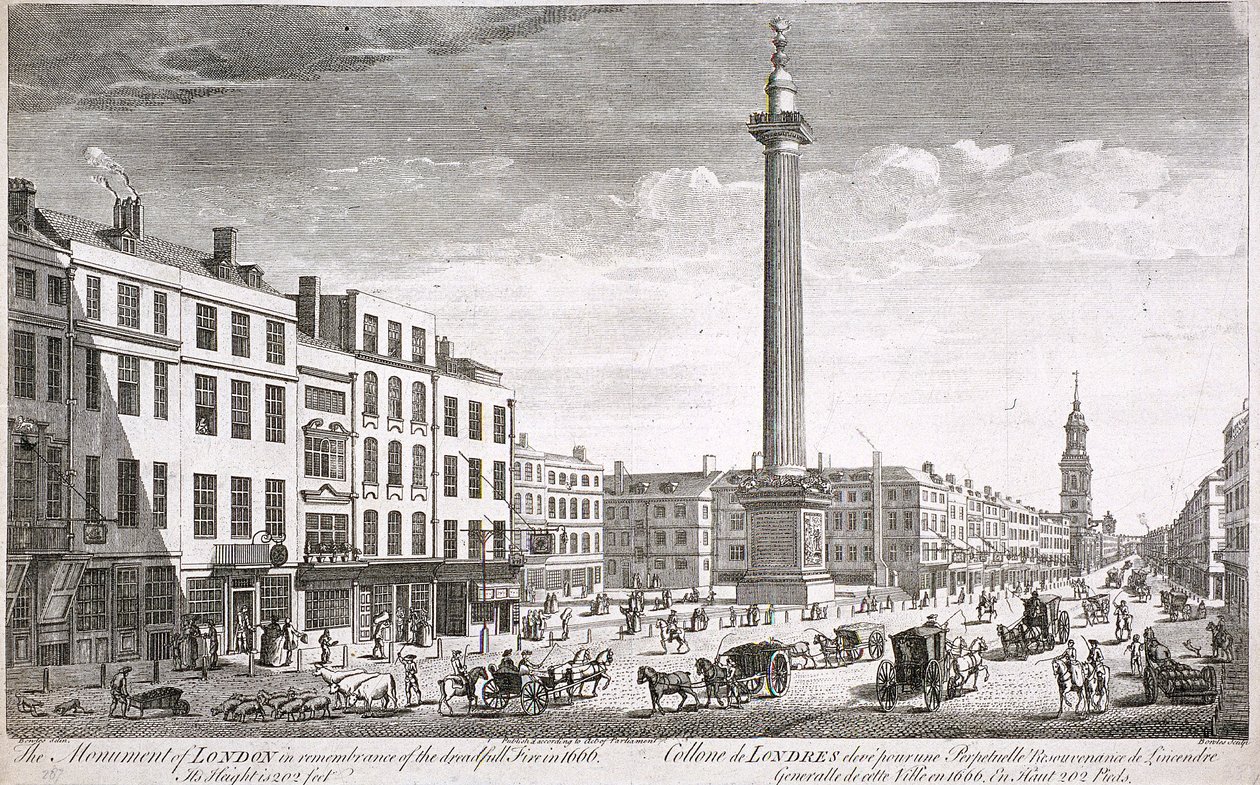 Fish Street Tepesi, Londra, c1750 by Thomas Bowles