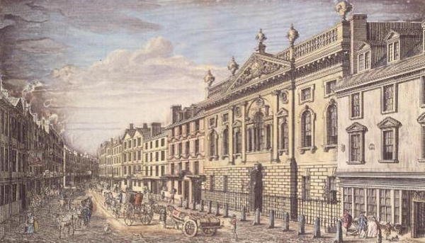 Ironmongers Hall ve Fenchurch Caddesi, gravür, I. Donawell