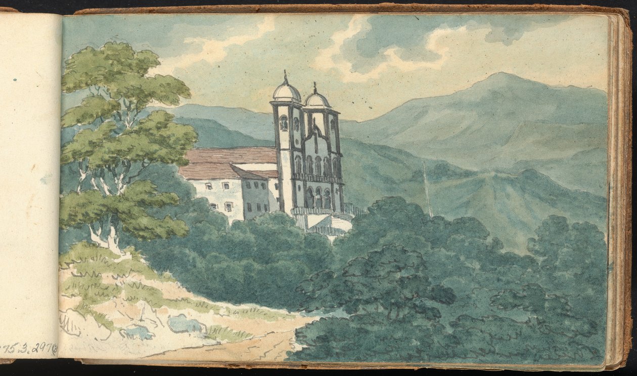 Peyzaj ve Figür Çalışmaları Albümü: Dağlardaki Villa by Thomas Bradshaw