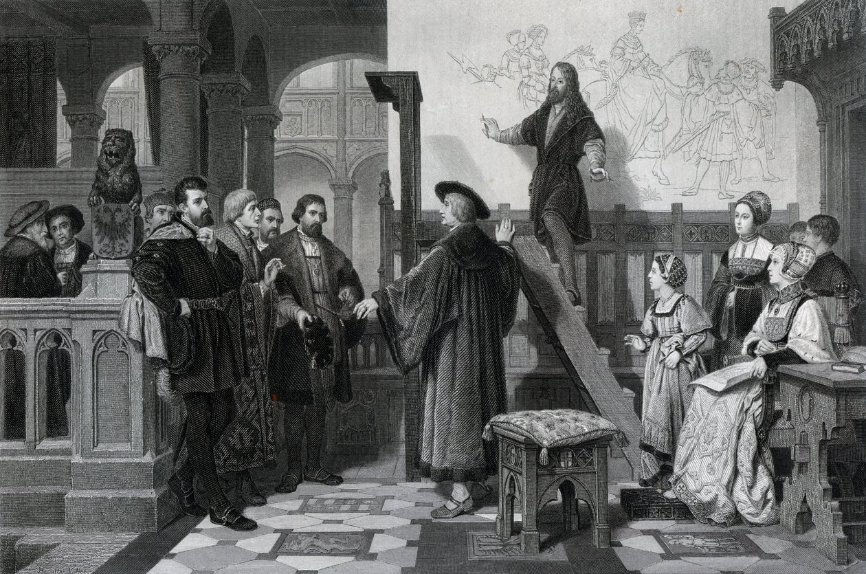 İmparator Maximilian ve Albrecht Durer, 16. yüzyılın başları, 19. yüzyıl by Thomas Brown
