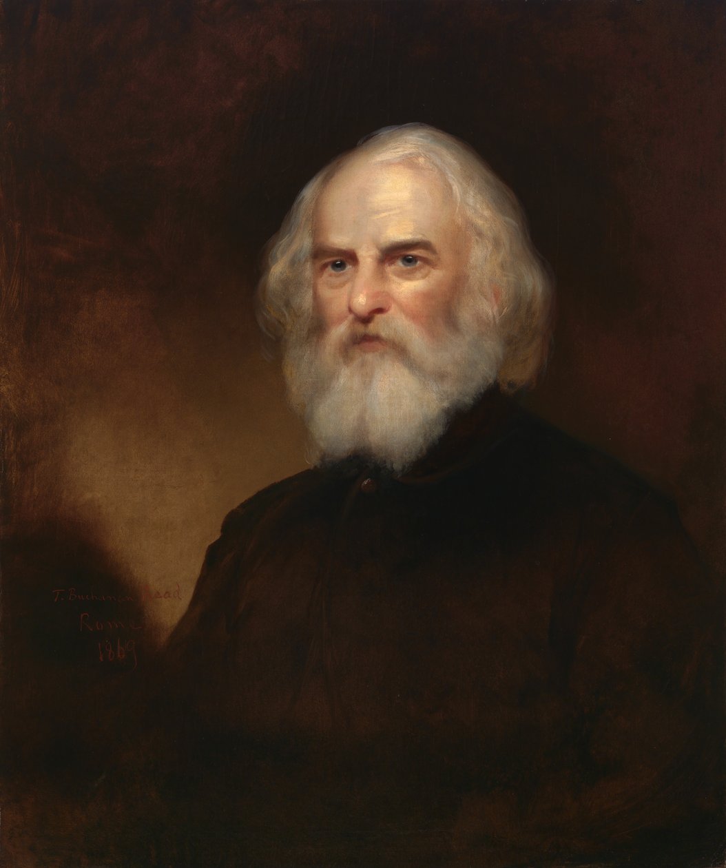 Henry Wadsworth Longfellow, 1869. by Thomas Buchanan Read