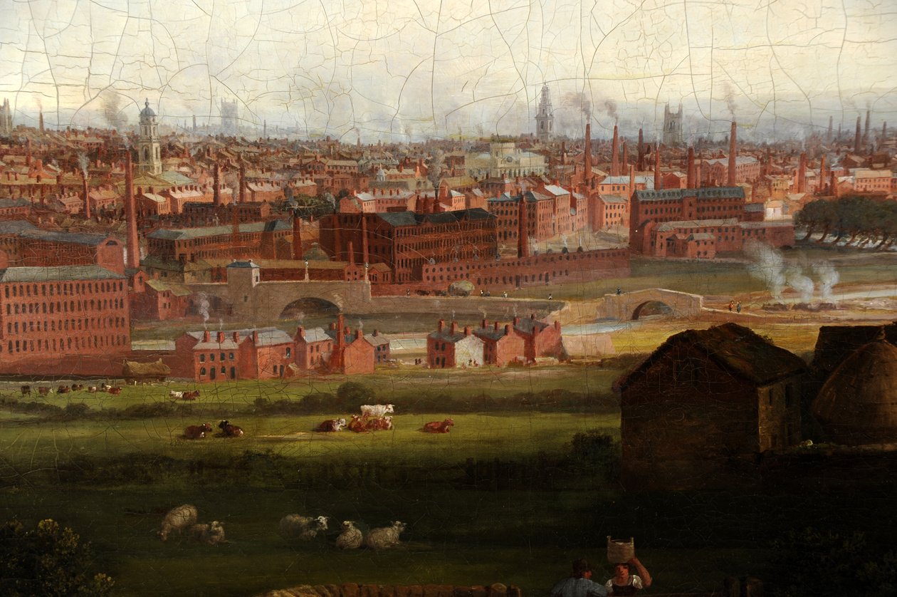Leeds'in görünümü by Thomas Burras