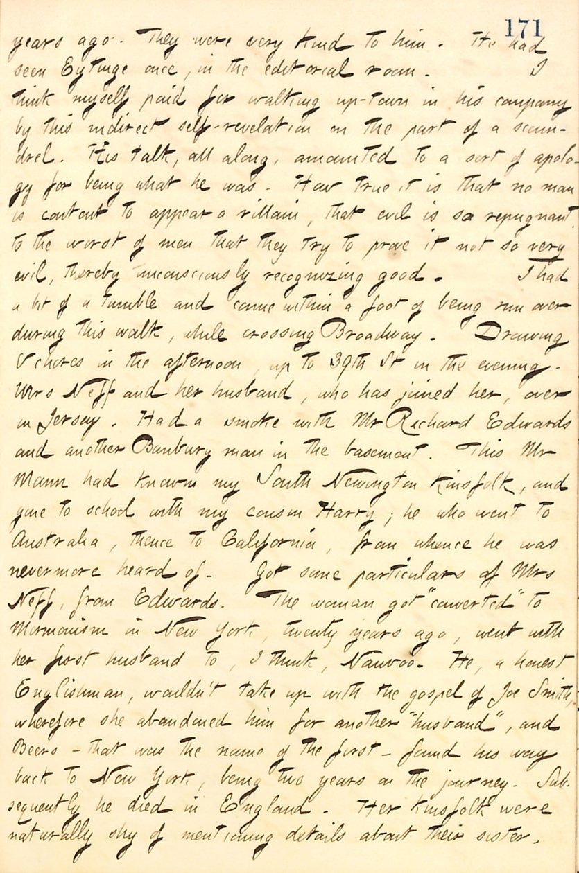 Thomas Butler Gunn Diaries- Cilt 10, sayfa 192, 20 Nisan 1859 by Thomas Butler Gunn