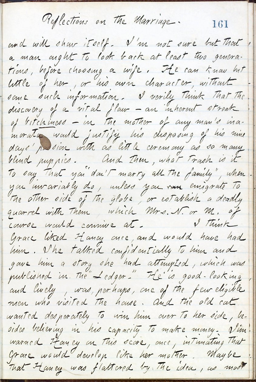 Thomas Butler Gunn Diaries - Cilt 16, sayfa 183, 14 Mayıs 1861 by Thomas Butler Gunn