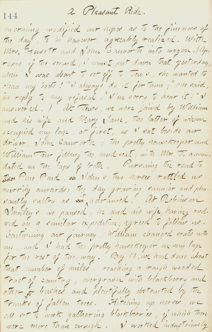 Thomas Butler Gunn Diaries- Cilt 17, sayfa 156, 7 Eylül 1861 by Thomas Butler Gunn