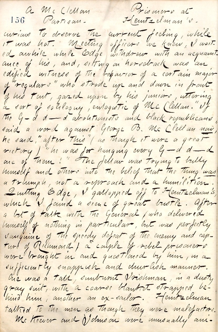 Thomas Butler Gunn Diaries- Cilt 19, sayfa 177, 4 Mayıs 1862 by Thomas Butler Gunn