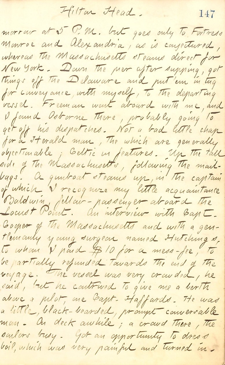 Thomas Butler Gunn Diaries- Cilt 20, sayfa 161, 8 Eylül 1862 by Thomas Butler Gunn
