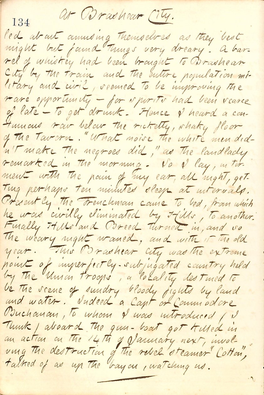Thomas Butler Gunn Diaries- Cilt 21, sayfa 148, 31 Aralık 1862 by Thomas Butler Gunn