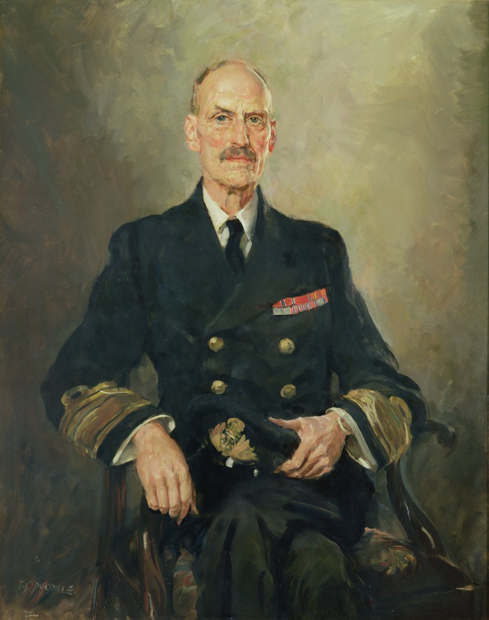 HM Norveç Kralı Haakon VII by Thomas Cantrell Dugdale