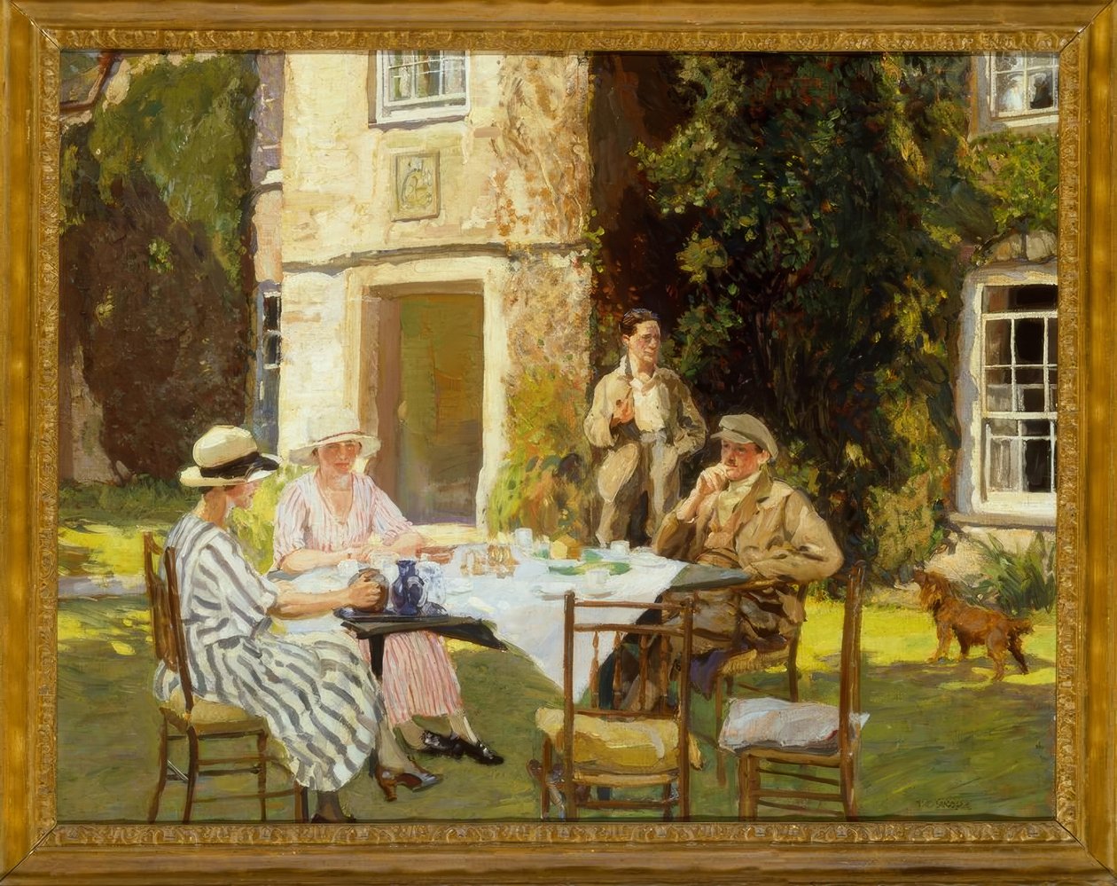 Thomas C.Dugdale, Çay partisi / Gemälde by Thomas Cantrell Dugdale