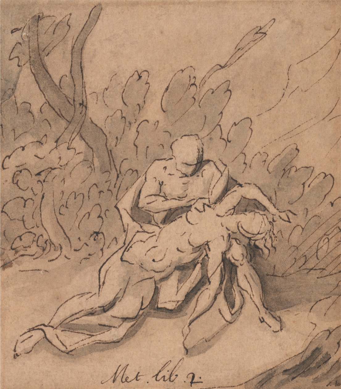 Jüpiter ve Callisto: Ovid, Metamorfozlar, 2. Kitap by Thomas Carwitham