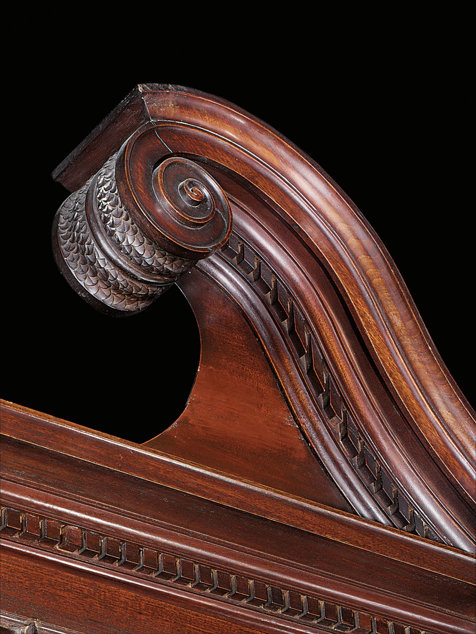 Bir George III ön kitaplık by Thomas Chippendale