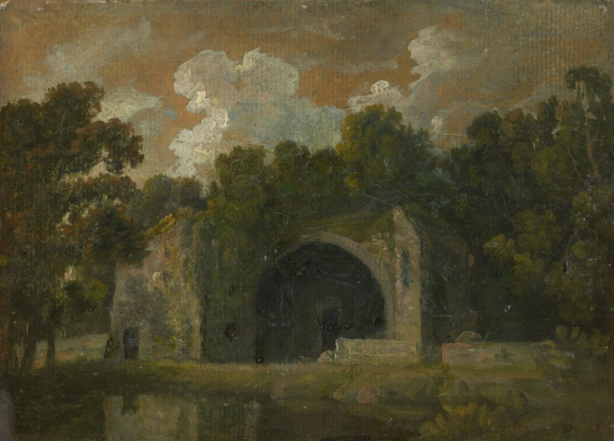 Bir manzaradaki kalıntılar by Thomas Churchyard