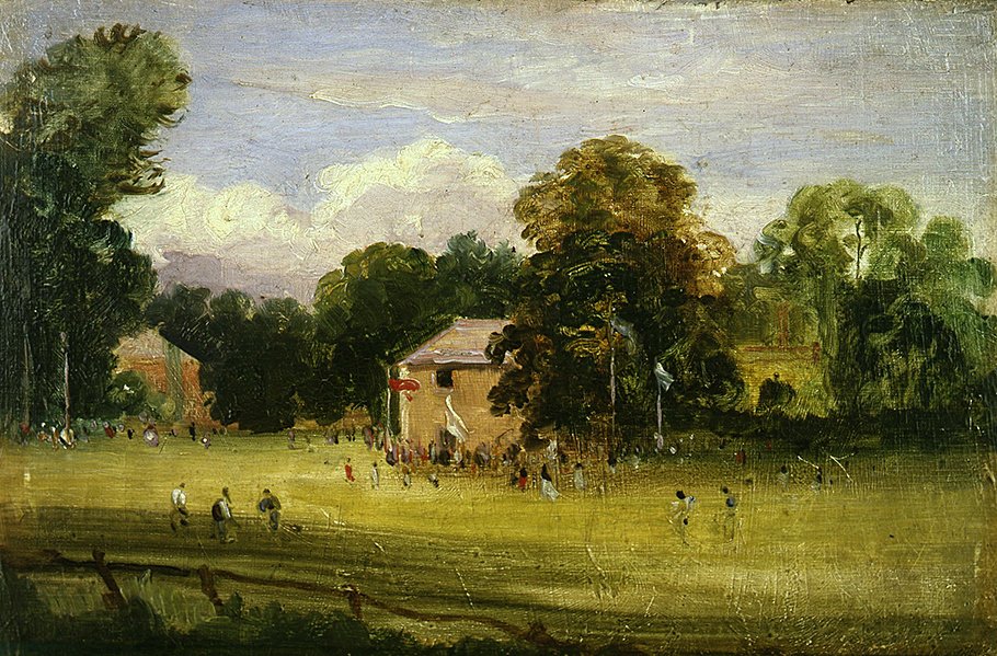 The Village Fair, Doğu Bergholt (panelde yağlı boya) by Thomas Churchyard