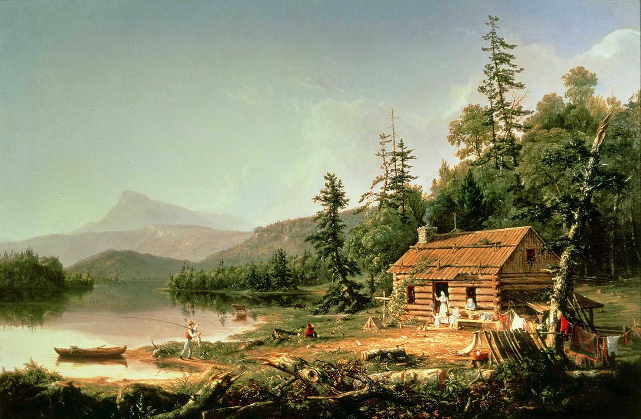 Ormandaki Ev, 1847 by Thomas Cole
