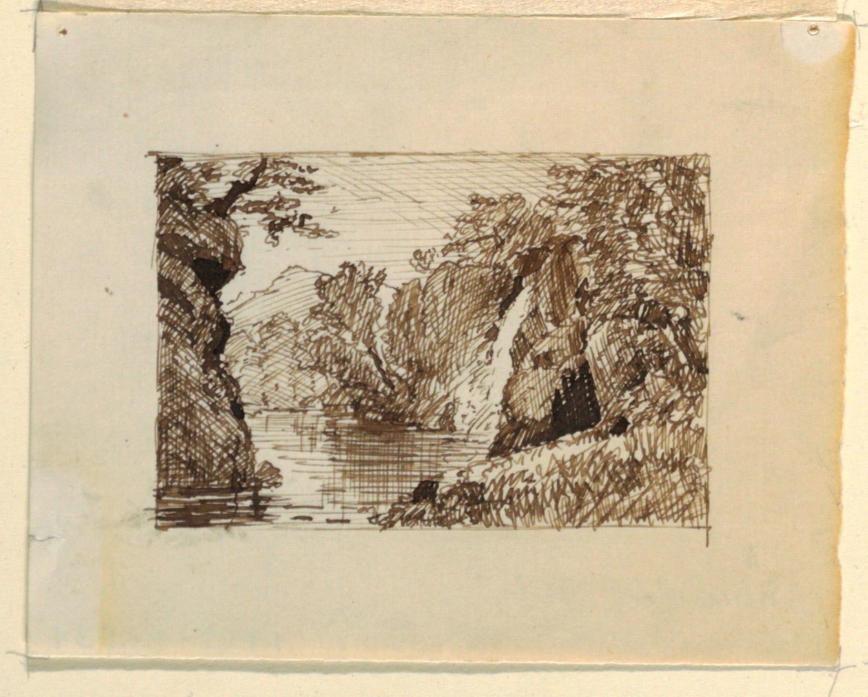 hayali manzara by Thomas Cole