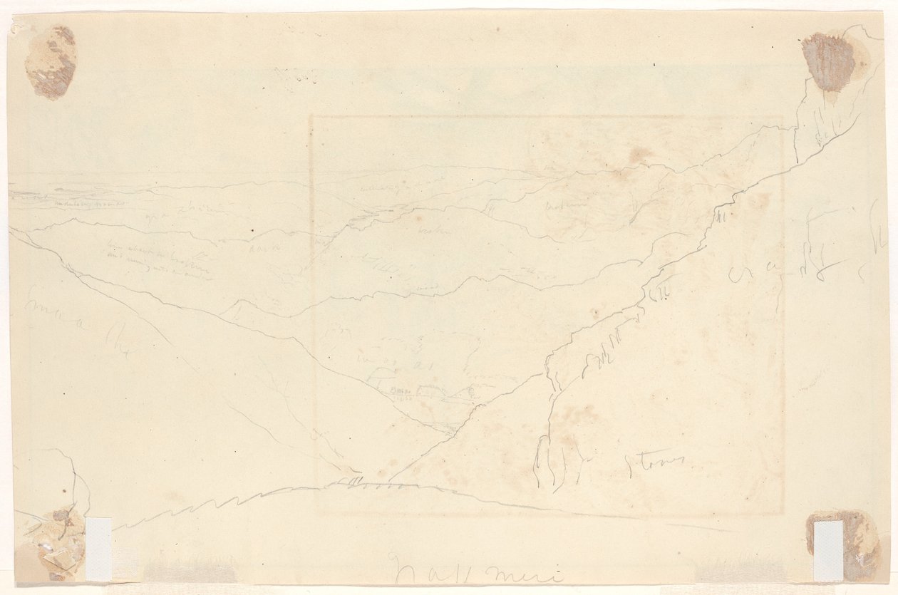 Dağ Manzarası [verso] by Thomas Cole