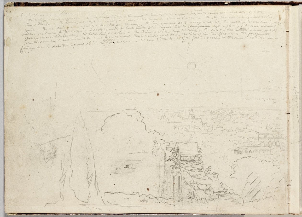 Floransa Panoraması by Thomas Cole