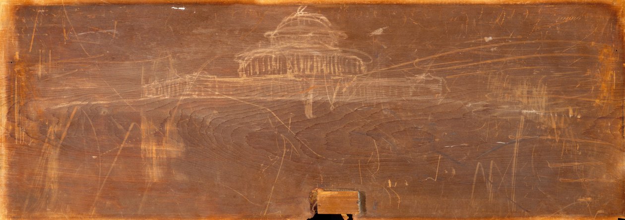 Ohio Eyaleti Meclis Tasarımı için Taslak, c. 1838. by Thomas Cole