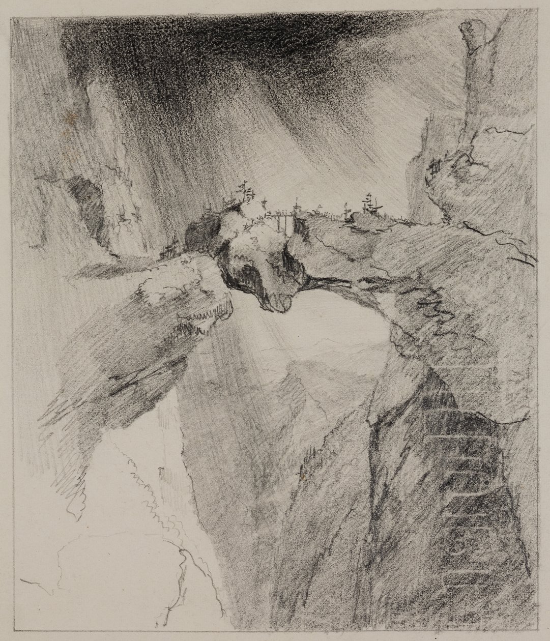 Korku Köprüsü by Thomas Cole