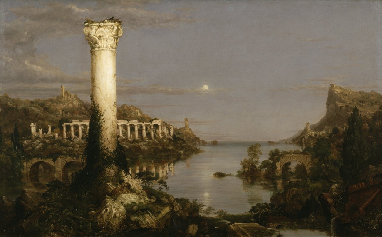 İmparatorluğun Seyri: Issızlık by Thomas Cole