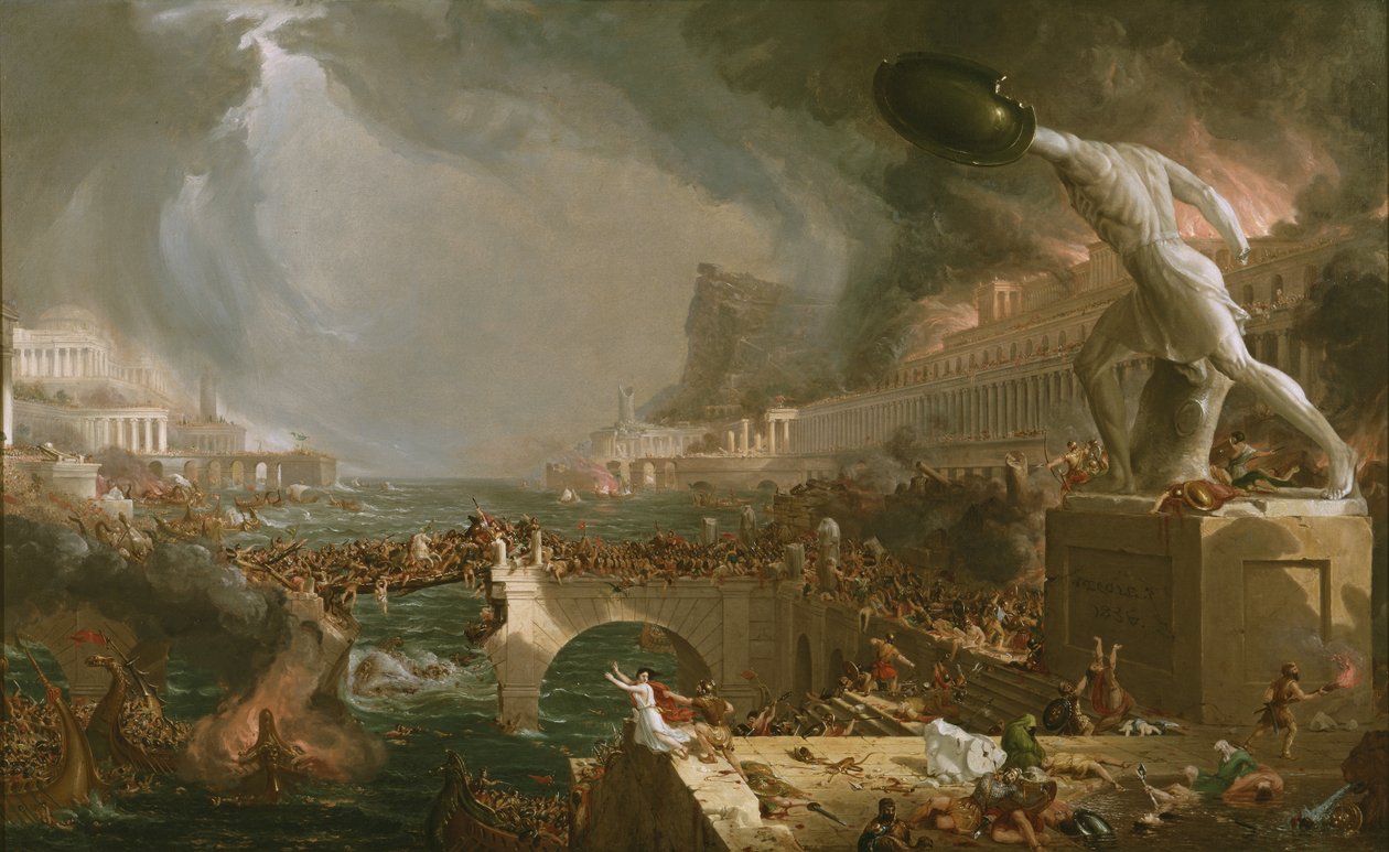 İmparatorluğun Seyri: Yıkım by Thomas Cole