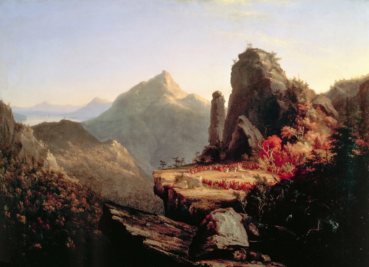 Son Mohikan by Thomas Cole