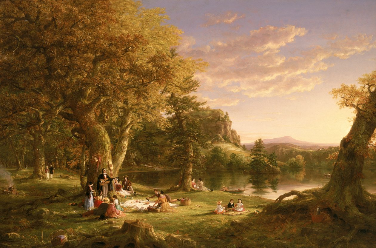 Piknik by Thomas Cole