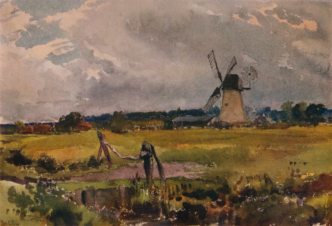 Yel Değirmeni, c1890 by Thomas Collier