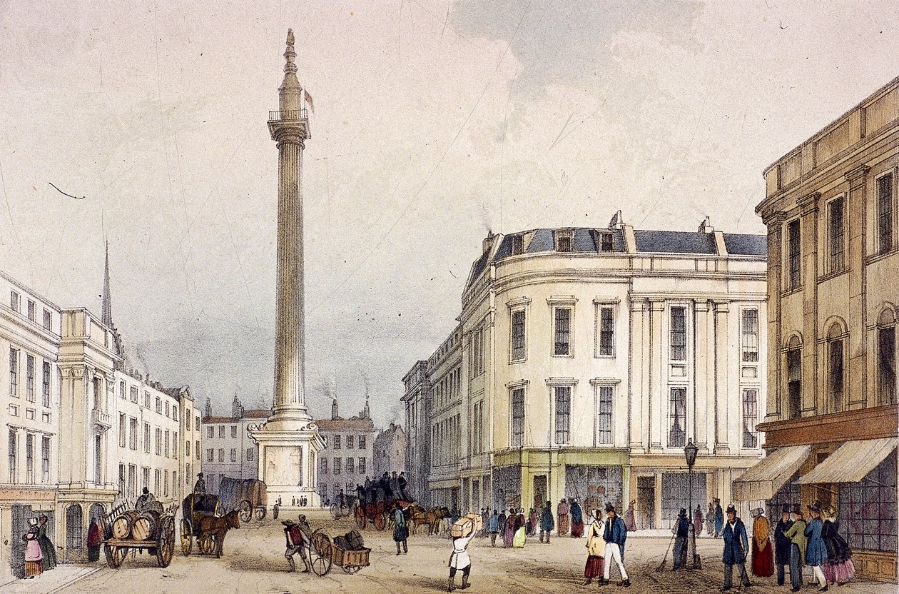 Anıt, Londra, c1855 by Thomas Colman Dibdin