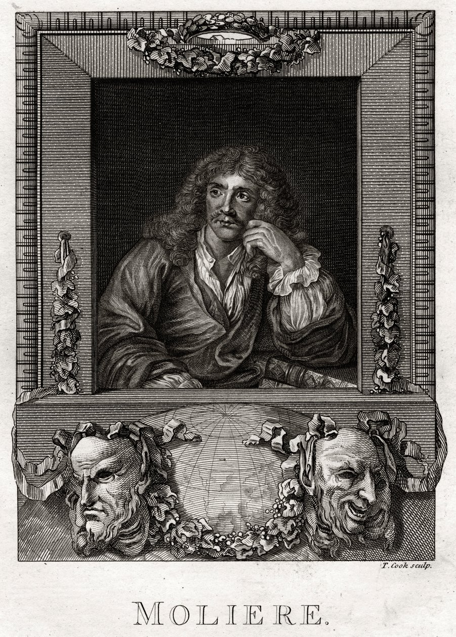 Moliere, 1775 by Thomas Cook