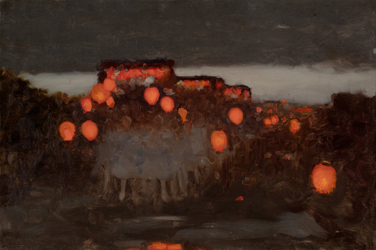 Fener Alayı (tuval üzerine yağlıboya) by Thomas Cooper Gotch