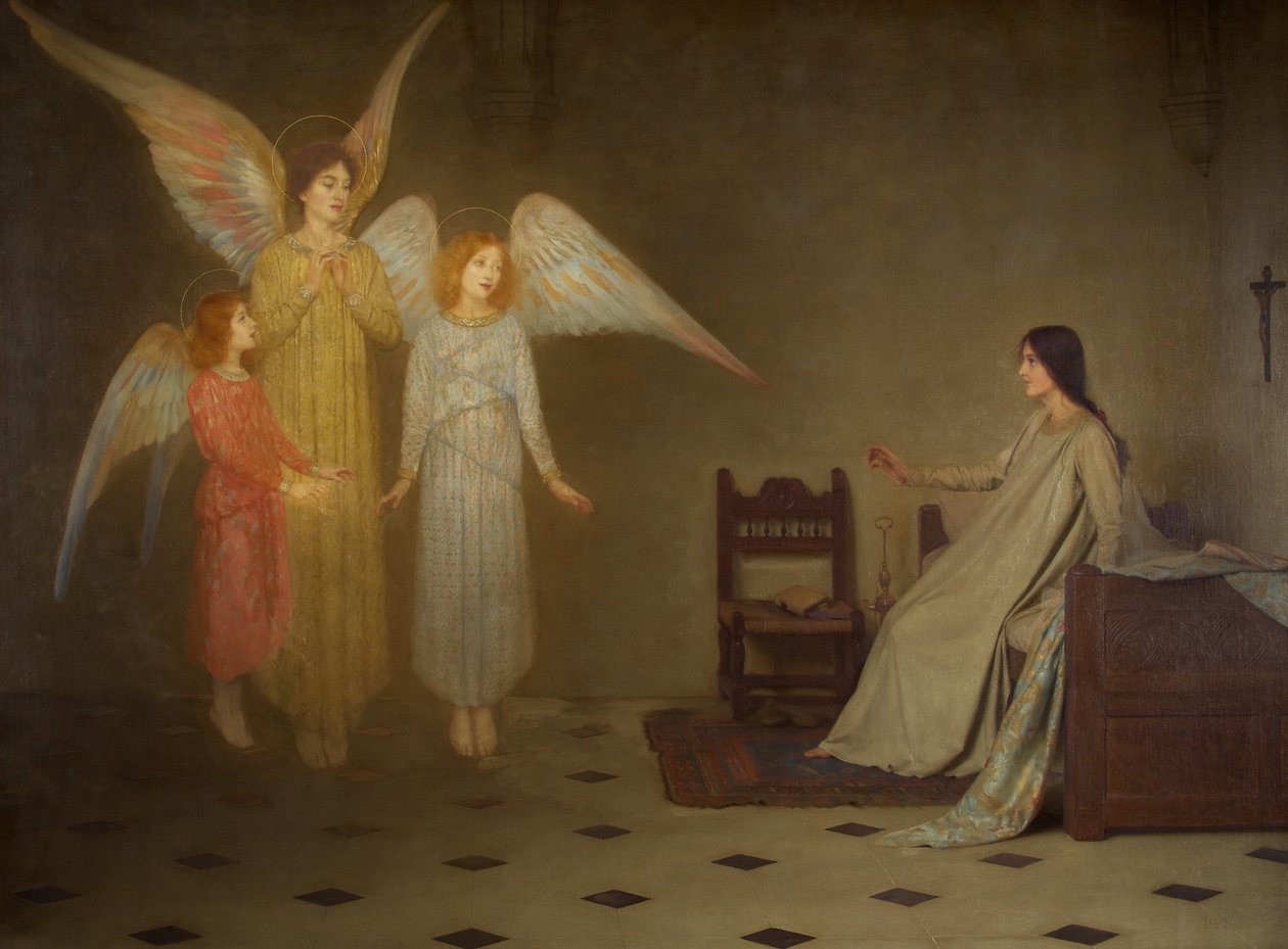 Uyanış, 1898 dolayları (tuval üzerine yağlı boya) by Thomas Cooper Gotch