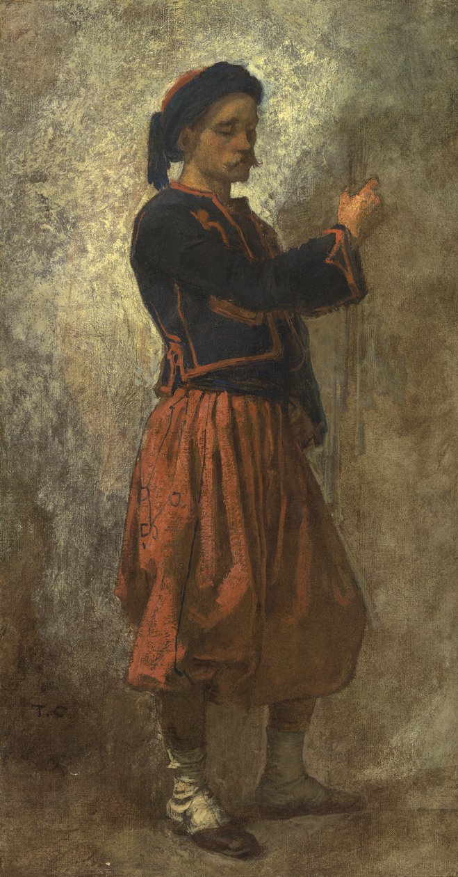 Bir Zouave, 1856-62 by Thomas Couture